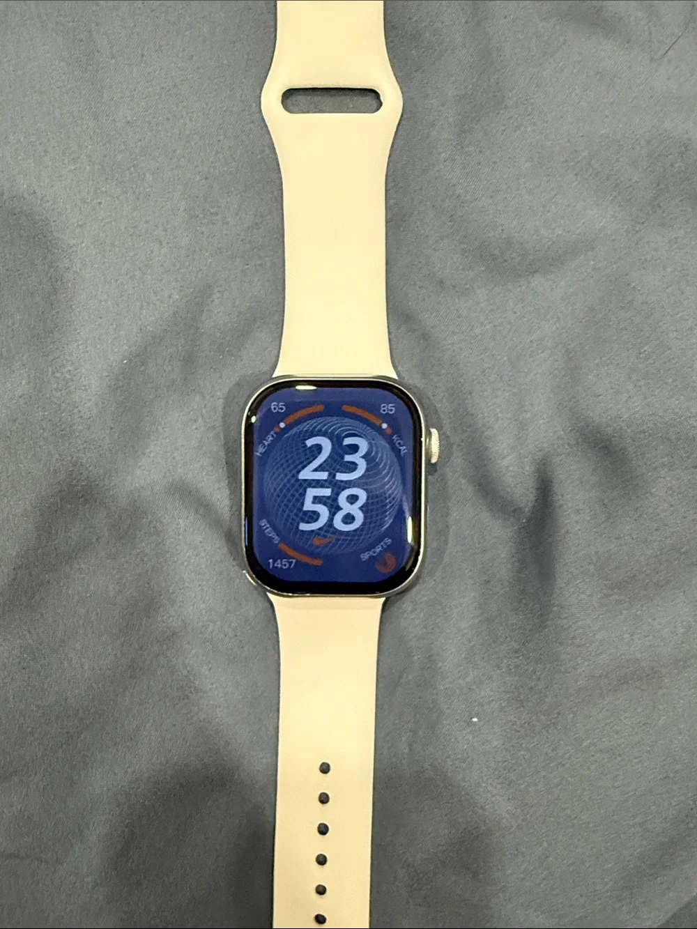 Apple smartwatch featuring
